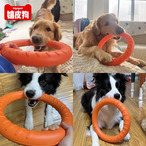 Собачья игрушечная сама -лиф, смущенный укус, измельчение зубов, золотая шерсть с большой собакой.