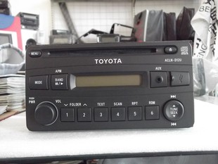 适用花冠原车cd机致炫致享原厂收音机威驰汉兰达车载导航远景音响