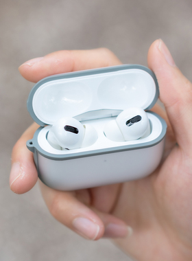 适用AirPodsPro2代保护壳3代苹果蓝牙耳机套2022新款二三代磨砂硬壳1/2代防摔壳男女生airpodpro2挂绳紫色