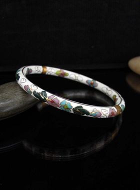 掐丝珐琅景泰蓝开口手镯