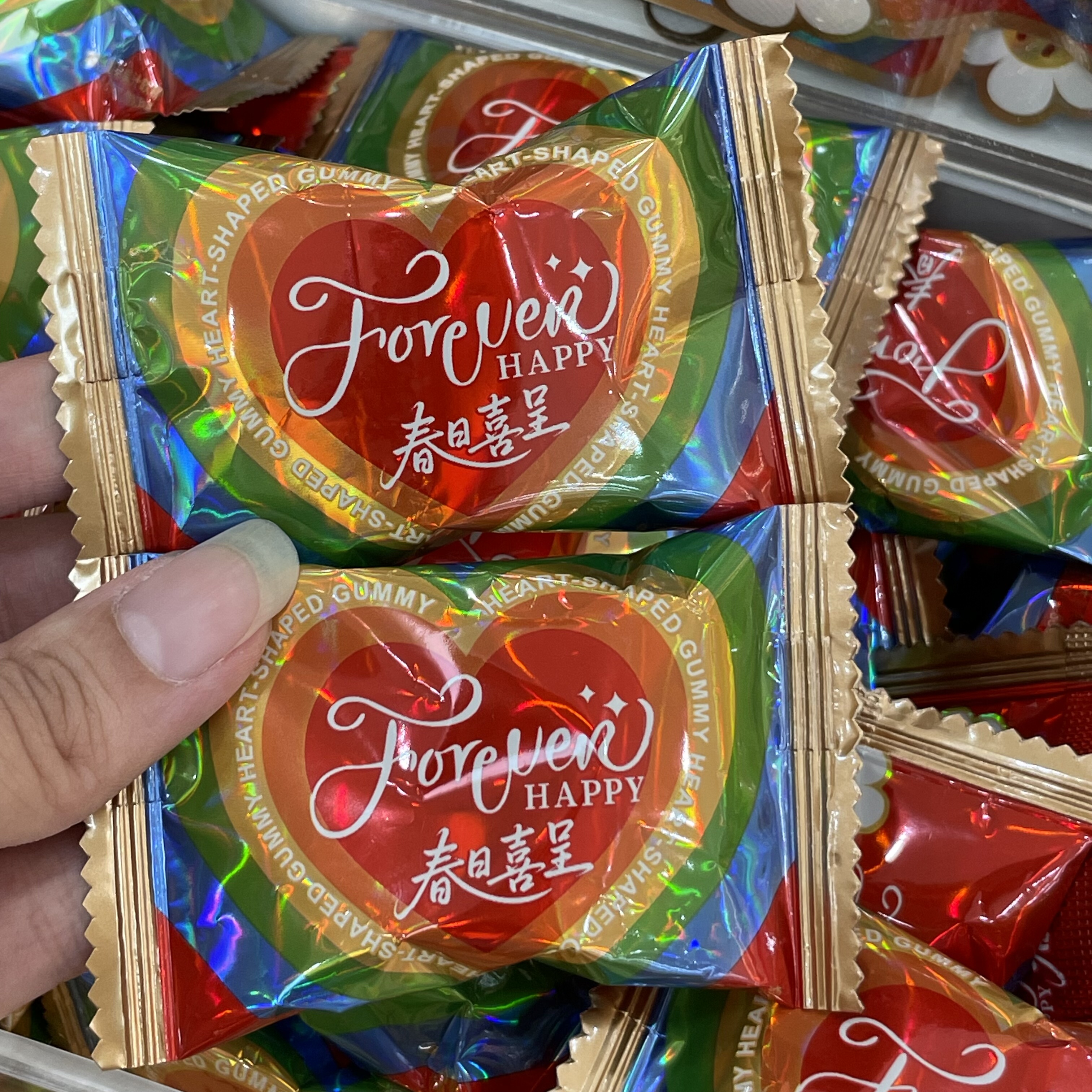 春日喜呈彩虹果汁软糖时髦结婚喜糖订婚满月伴手礼休闲送礼