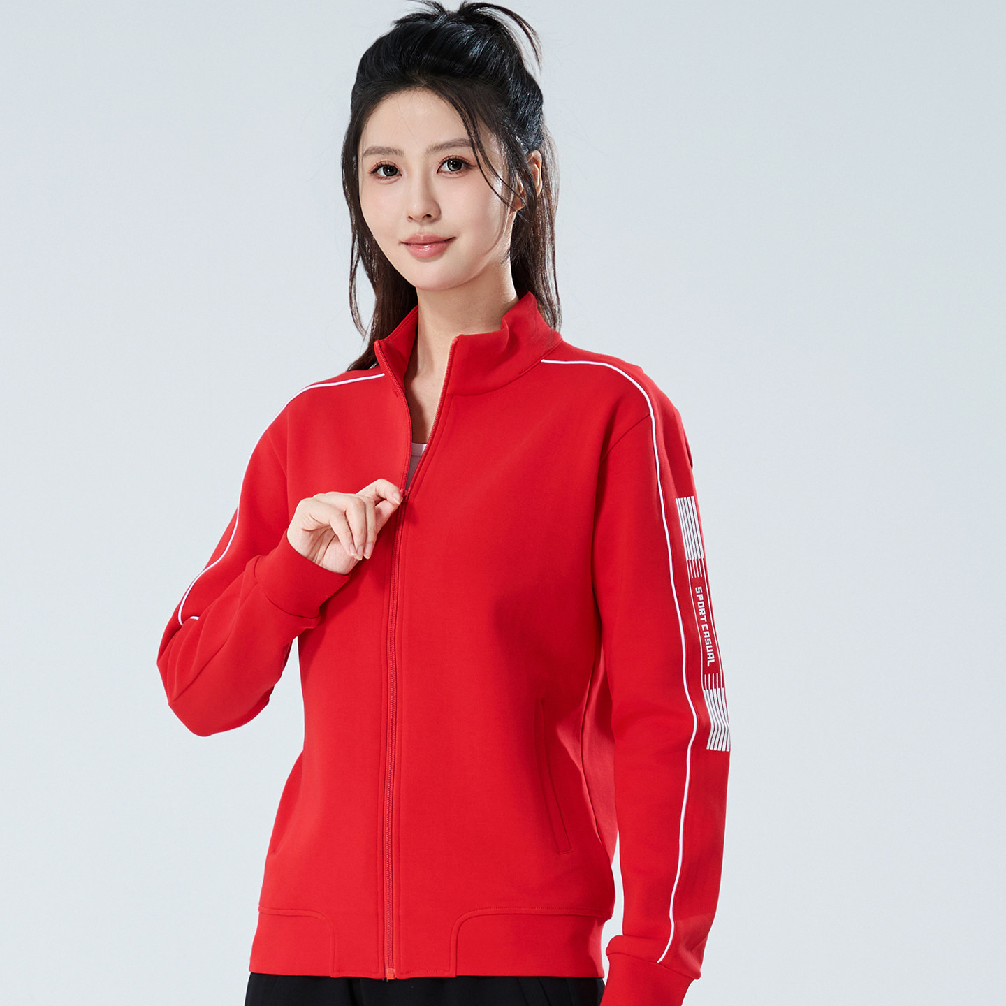 秋冬棉厚外套女2025新款冲锋衣宽松加肥加大立领运动服棒球服夹克
