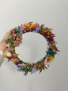 永生花发箍头花头饰民族自然风拍照道具花环发饰