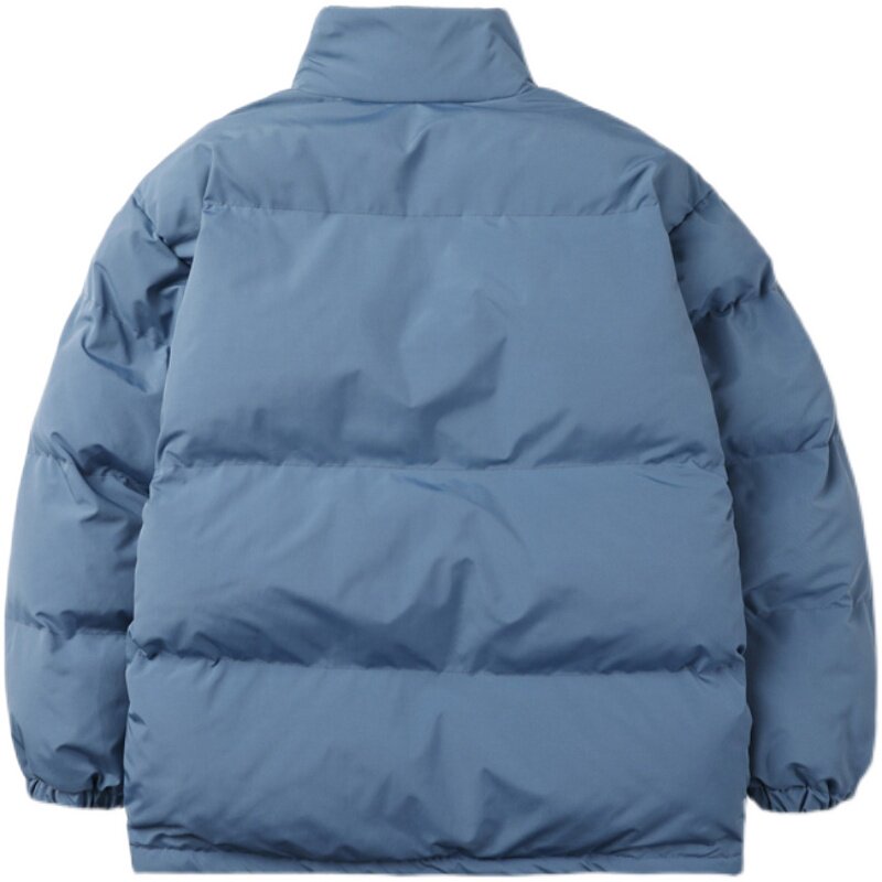 高品质冬季棉衣男加绒加厚面包服潮牌ins立领纯色情侣棉袄M06,男装棉衣,星座1312