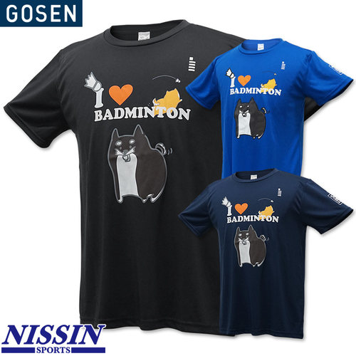 高神gosen羽毛球服狗狗短袖情侣