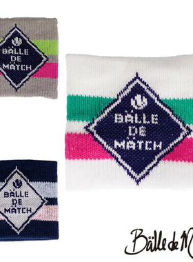 日本代购Balle De Match男女BDM网球帽吸汗速干护腕舒适日本制