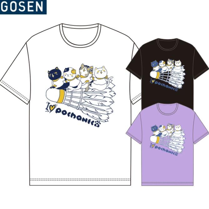 2025日本正品代购GOSEN猫T恤高尔夫运动装秋季项目限定T恤