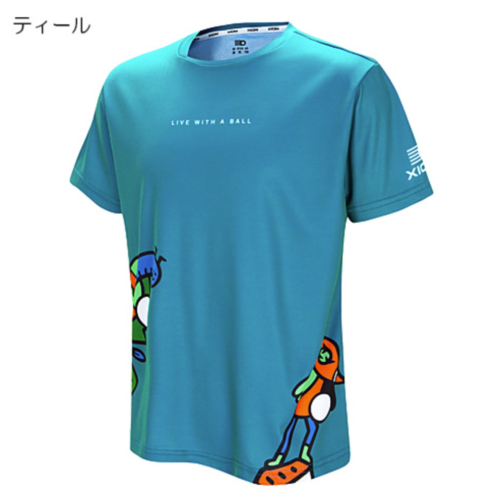 26年新款日本代购正品XIOM骄猛男女通用限定乒乓球服文化衫短袖图片