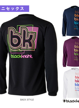 23年新款black knight黑骑士羽毛球服长T恤网球运动长袖男女通款