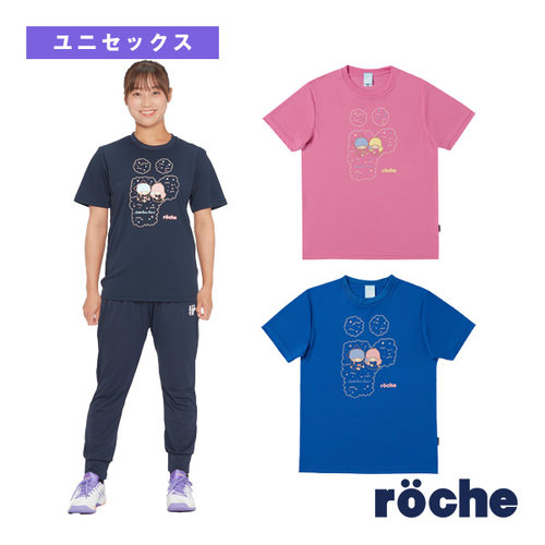 24年春秋新款日本正品ROCHE罗氏X三丽鸥联名款网球羽毛球服透气