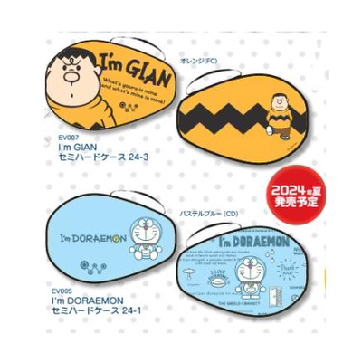 2024 新款THE-WORLD-CONNECT-I'm DORAEMON哆啦A梦半硬壳球拍盒