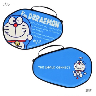 23年新款日本原装正品TWC哆啦A梦限量款乒乓球硬质葫芦型单拍套包