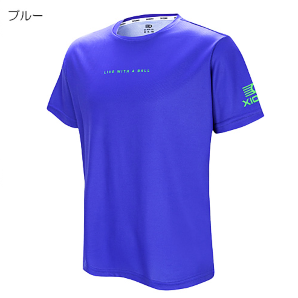 26年春日本代购正品XIOM骄猛男女通用乒乓球服文化衫运动服短袖图片