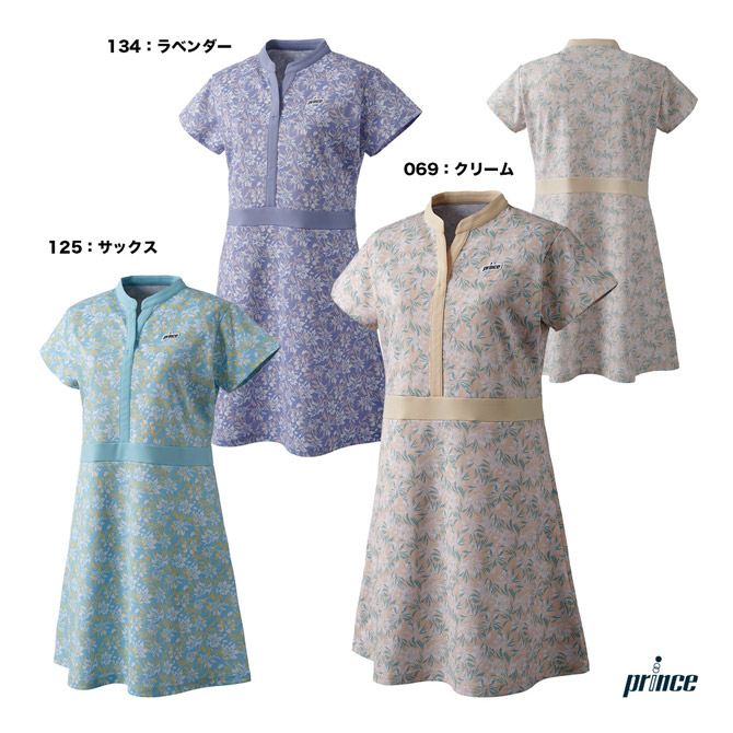 24年新款日本代购正品Prince王子女士网球羽毛球连衣裙速干