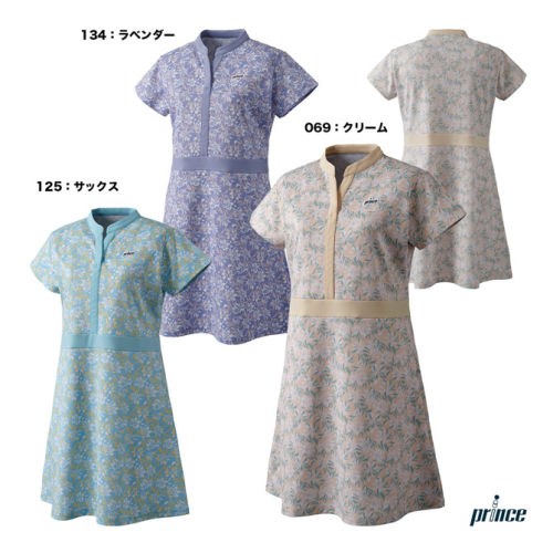 24年新款日本代购正品Prince王子女士网球羽毛球连衣裙速干