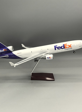 47cm联邦快递MD11麦道11货机飞机模型仿真拼装航空FEDEX摆件1:130