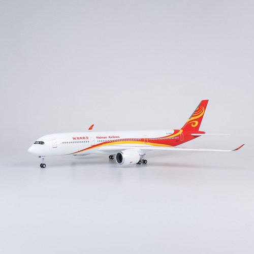 海航A350飞机模型仿真客机带轮子