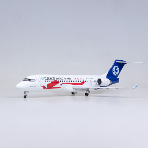 江西航空arj21飞机模型带轮子