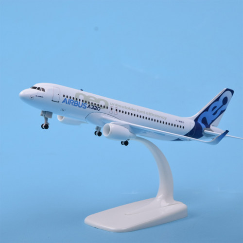 20cm空客A320原型机仿真拼装合金客机模型民航飞机航模礼物男生