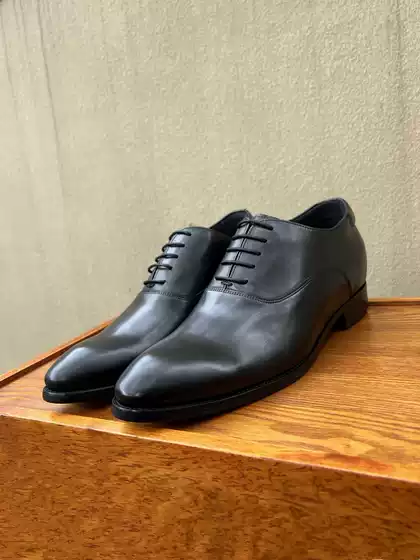 Invisible Height Increase of 6.0cm Men's Pointed-Toe Business Formal Leather Shoes Lace-Up British Derby Shoes Wedding Shoes Size 37