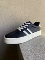 3.5CM Height Increasing Men's Japanese Style Trendy Versatile Casual Shoes Thick Sole Board Shoes Breathable Sports Shoes Student Shoes German Training Shoes