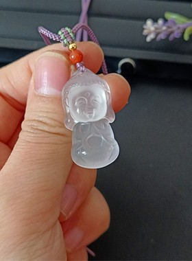 男女情侣宝石光宝宝佛吊坠