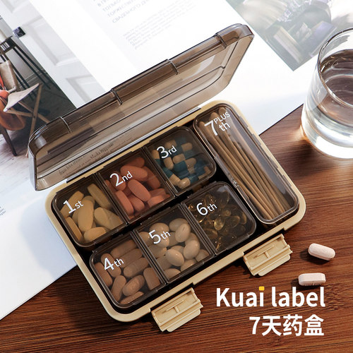 【小红书推荐】药盒便携密封随身
