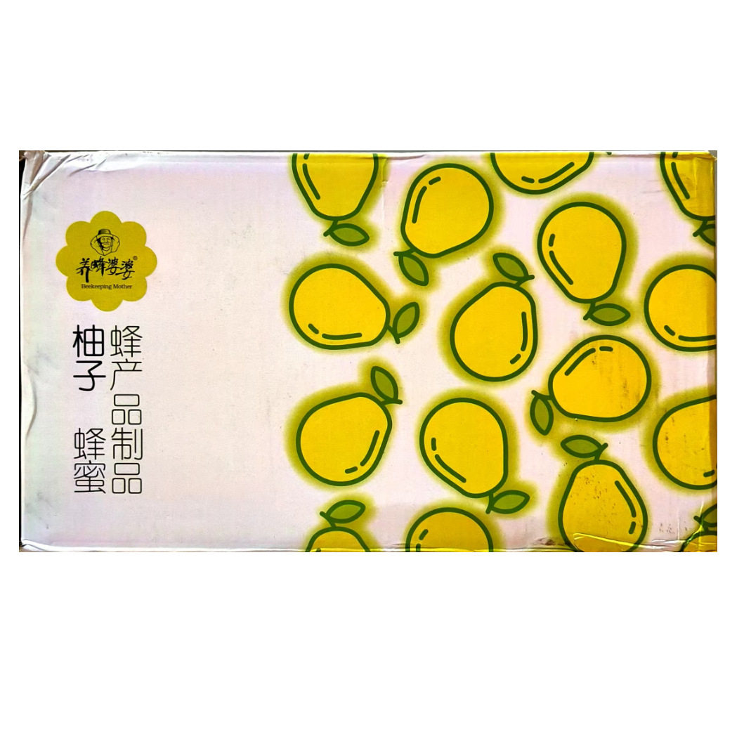 26.11到期养蜂婆婆花蜜柚子蜂蜜130g*48支整箱柠檬洋槐小青柑挤压