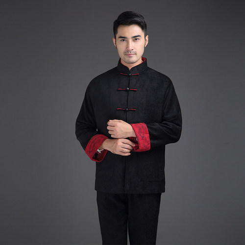 唐装外套中式长袖中老年爸爸装