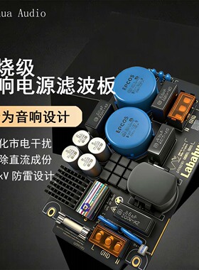 Labahua Audio大功率消直流音响电源滤波器发烧插排防雷抗干扰