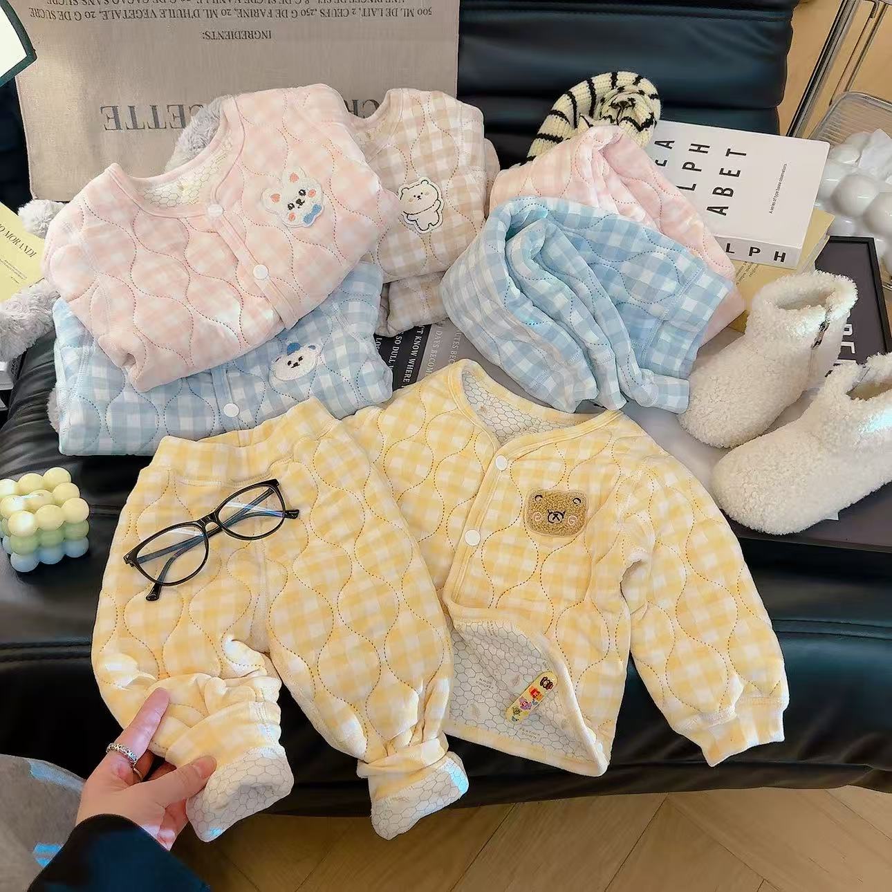 秋冬新款校服神器加厚保暖套装