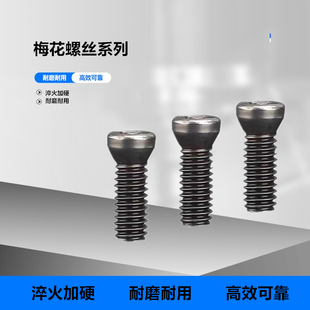 数控螺丝/铣刀杆车刀杆刀盘压板螺丝/梅花螺丝M2M2.5 M3 M3.5 M4