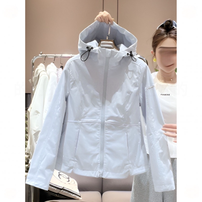 春秋2026百搭时尚短款女装女款修身胖显瘦运动瑜伽服外套户外防风图片