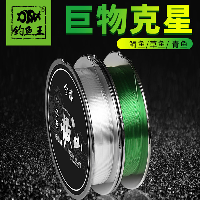 钓鱼王拔山鱼线超强拉力子线主线台钓线大物鱼线尼龙正品天丝鱼线