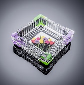 水晶玻璃烟灰缸创意个性 潮流家用欧式 大号客厅办公室多功能烟灰缸