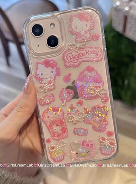 卡通三丽鸥适用苹果iPhone17 16手机壳iphone15 14 13mini可爱KT猫11 12promax 美乐蒂XR保护套6 7 8plus软壳