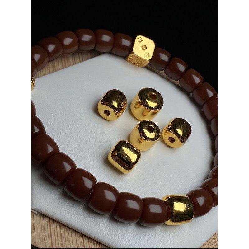 藏式立体工艺老型顶珠腰珠文玩配饰百香星月佛手金刚猴头diy配件