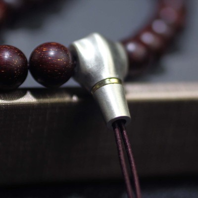 鲨鱼鳍925纯银三通佛头手串银配件手链银配珠念珠纯银配件diy配饰