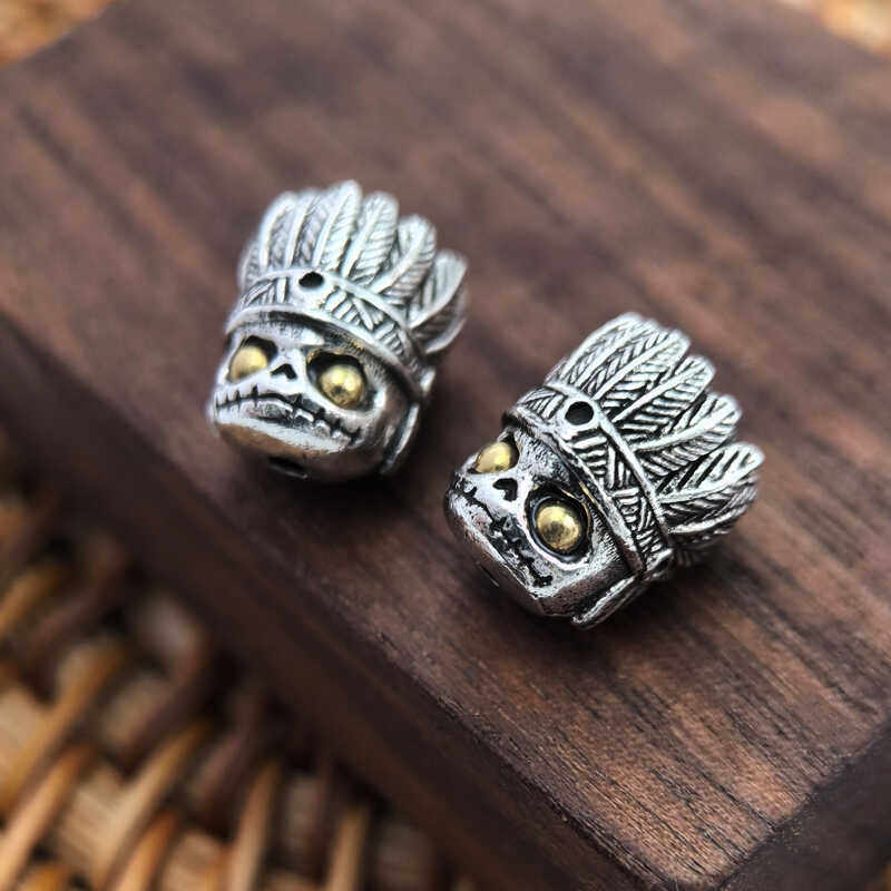 尸陀林主DIY925镀银帅气文玩配饰