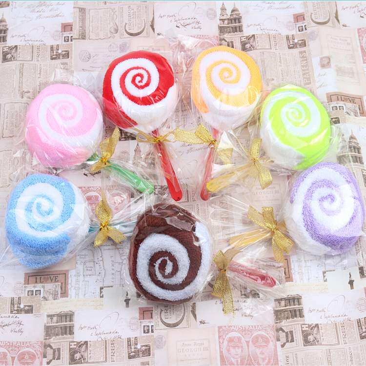 开业促销活动生日结婚庆回礼棒棒糖送幼儿小朋友礼物蛋糕毛巾