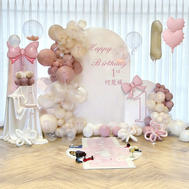 生日场景布置装饰宝宝一周岁仪式感粉色百日宴定制kt板气球背景墙,节庆用品/礼品,气球,淘宝优惠券,粉丝福利购,淘宝优惠卷