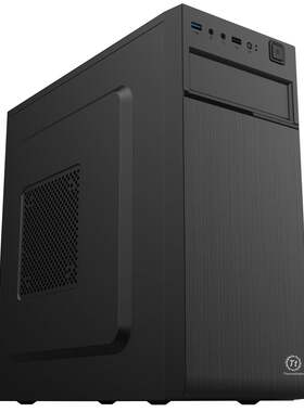 TT途腾T6台式电脑机箱带光驱位350mm长显卡商用非侧透静音ATX机箱