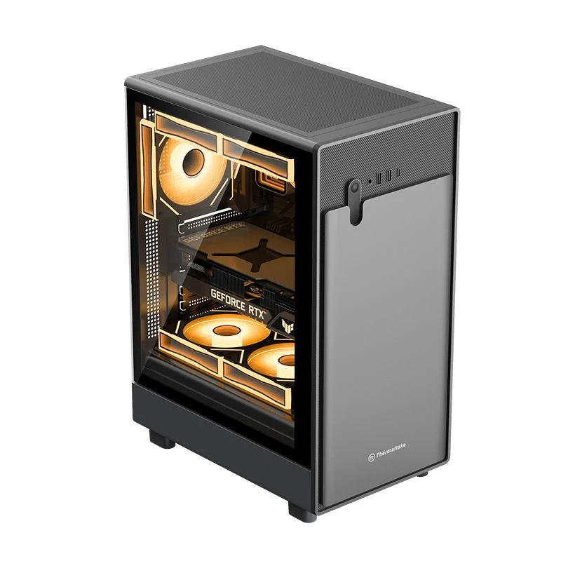 Thermaltake途腾TT金刚PRO白色粉色游戏办公机箱ATX大板240水冷