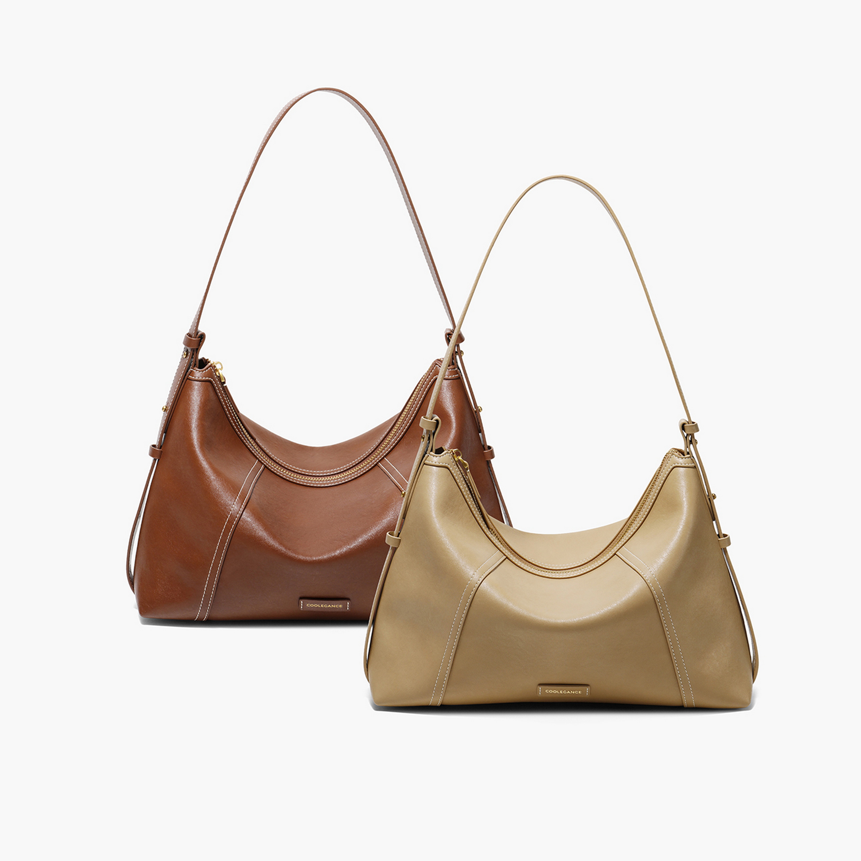 百丽女包发财包25新款质感通勤hobo单肩斜挎腋下托特包8517ABX5