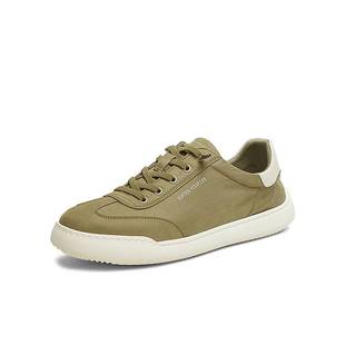 平跟男休闲鞋 百思图2025春季 简约运动布鞋 商场同款 W9660AM5 新款