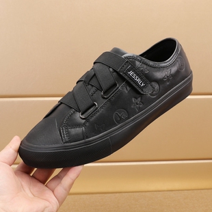 欧洲站秋季新款大牌男鞋奢侈品真皮休闲鞋潮流百搭板鞋透气运动鞋