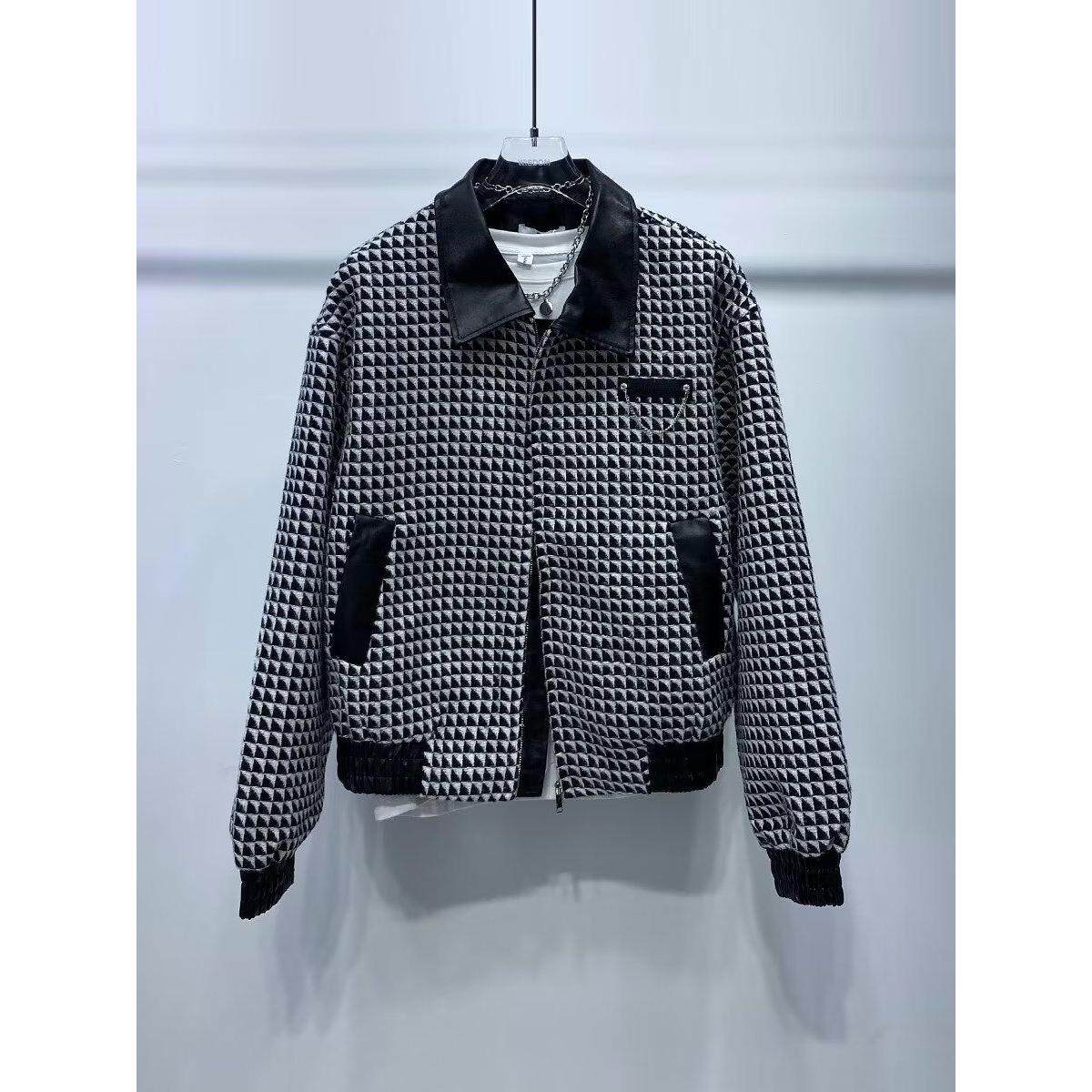 CCJE夏季高级感薄款夹克男韩版潮流宽松冬季痞帅男生外套棉衣棉服