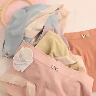 莱莹无缝内裤可爱学生少女短裤头