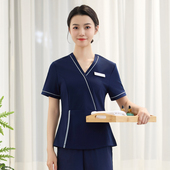 工服牙科美容整形 高端足疗韩式 沐足技师服柔式 美甲工衣显瘦套装