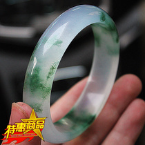 Jade and jadeite jade class a floating flower jade bracelet jade bracelet jade jade jade color female jade